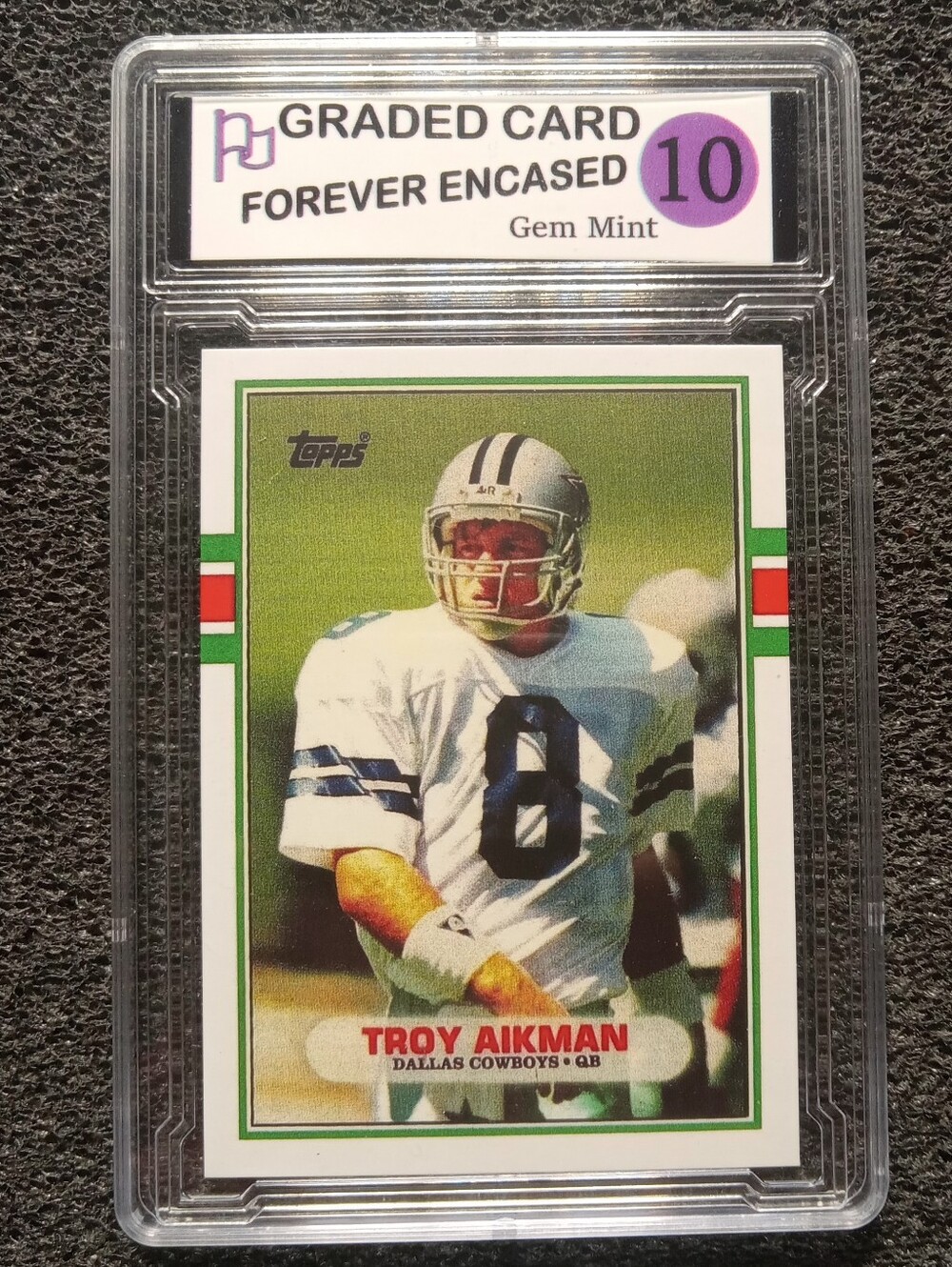 Troy Aikman Dallas Cowboys HOF Football Rookie Card